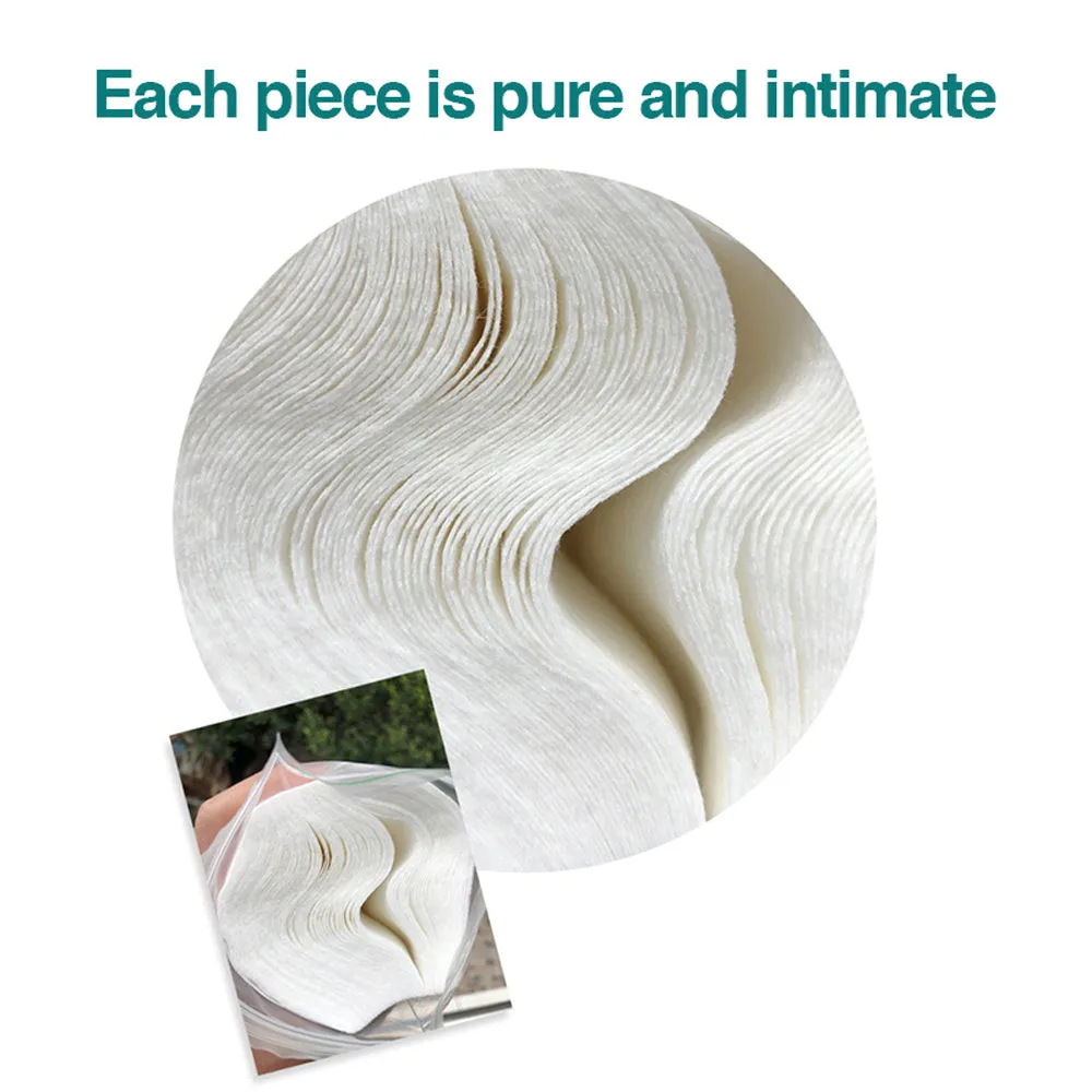 100-pack disposable mask inner pads 120x90mm spunlaced viscose nonwoven for universal face masks