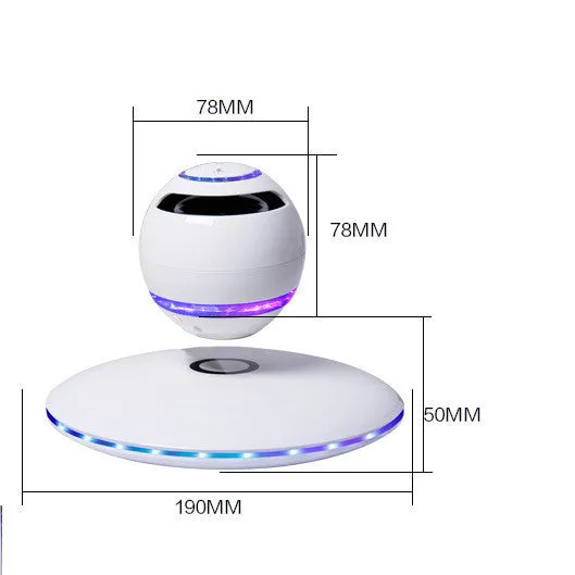 Creative Toys black technology wireless Bluetooth speaker in white or black plastic casing with 10m range