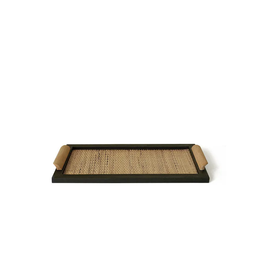 Pine wood dining tray with compartments in small and large size options