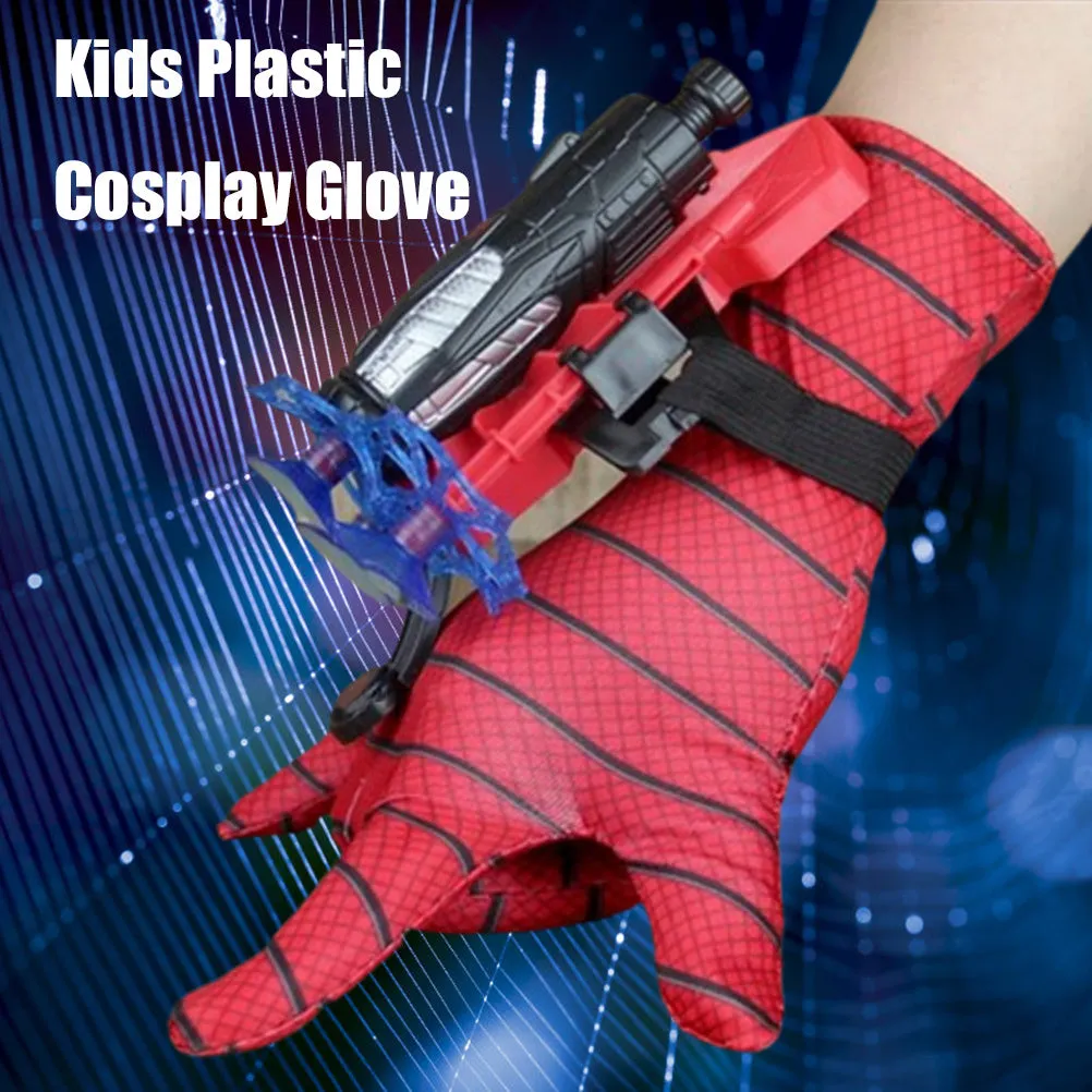 Spider Launcher Hero Upgrade wrist sucker glove transmitter toy set in plastic