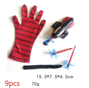 Spider Launcher Hero Upgrade wrist sucker glove transmitter toy set in plastic
