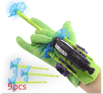 Spider Launcher Hero Upgrade wrist sucker glove transmitter toy set in plastic