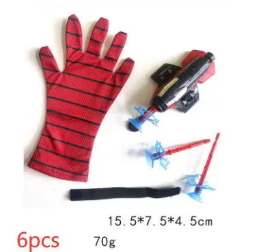 Spider Launcher Hero Upgrade wrist sucker glove transmitter toy set in plastic
