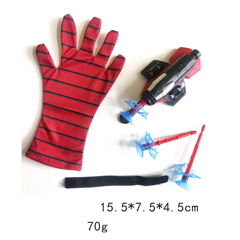 Spider Launcher Hero Upgrade wrist sucker glove transmitter toy set in plastic