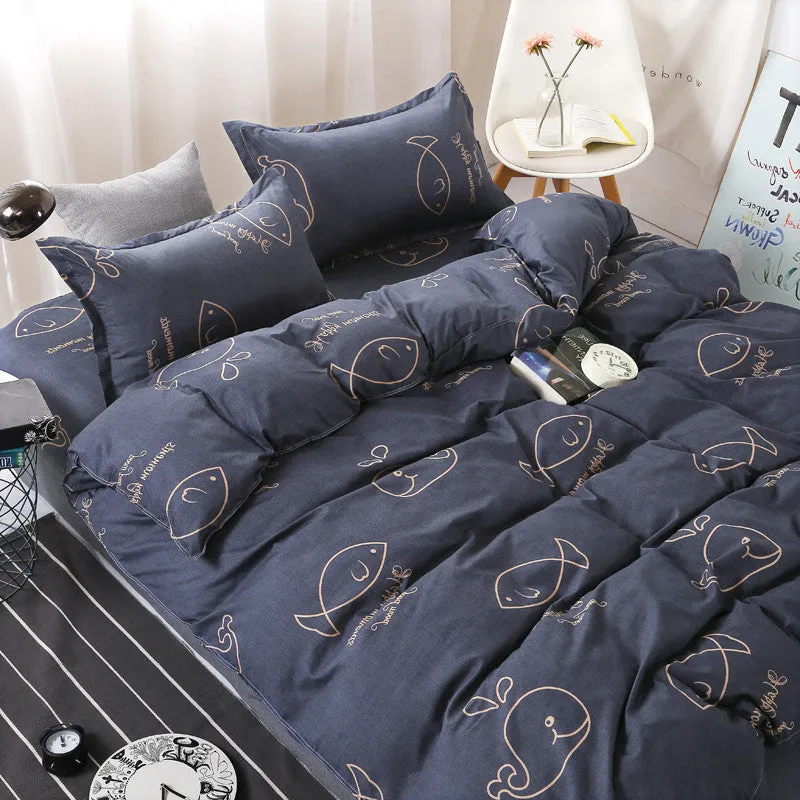 Cotton winter quilt core set in yellow colour measured 230cm by 250cm for bed use