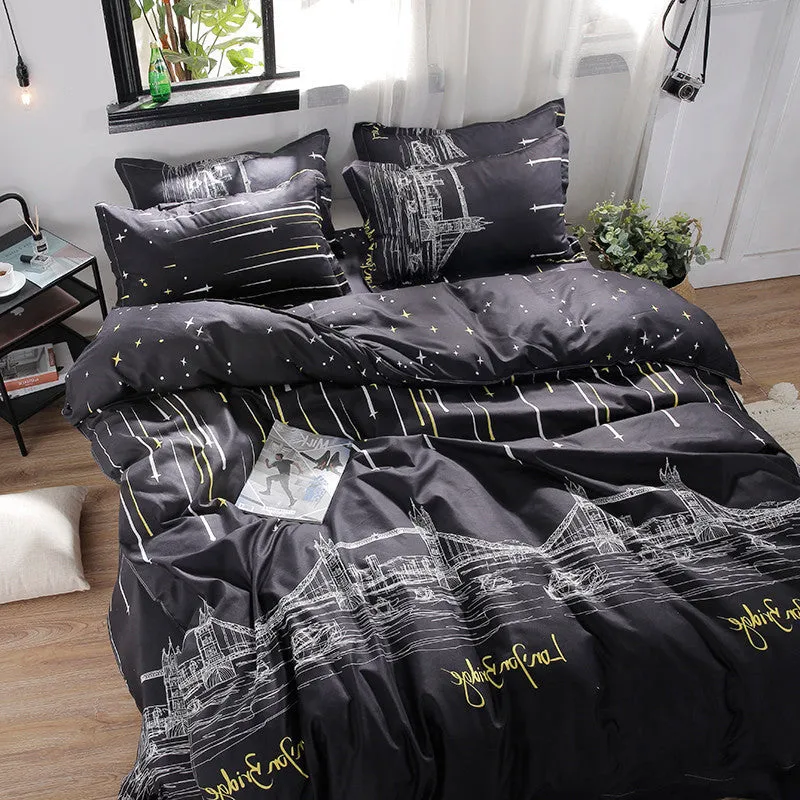 Cotton winter quilt core set in yellow colour measured 230cm by 250cm for bed use