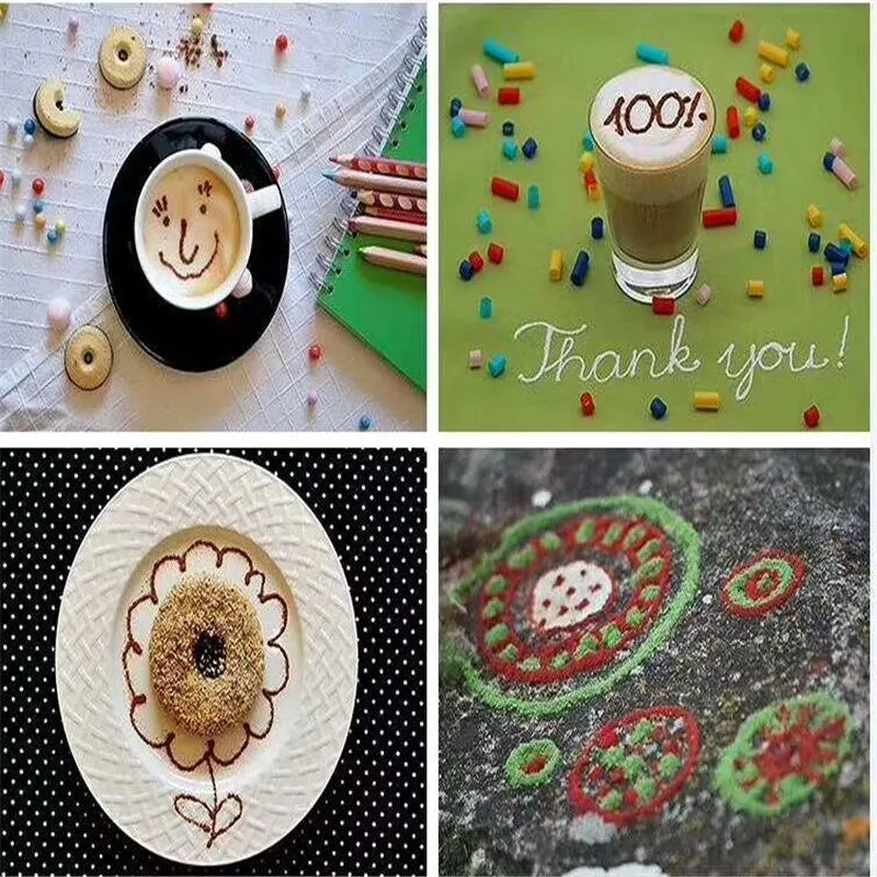 Electric coffee drawing pen in yellow, red, pink, white or green for food decoration on cake
