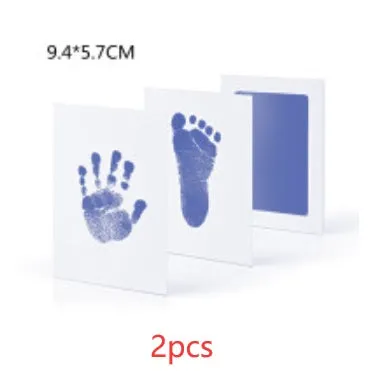 Baby hand and foot print disposable ink pad in multiple colours for keepsake crafting