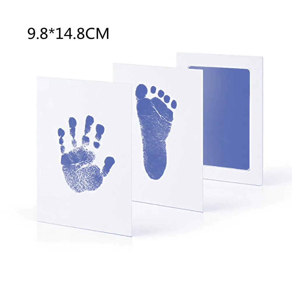Baby hand and foot print disposable ink pad in multiple colours for keepsake crafting