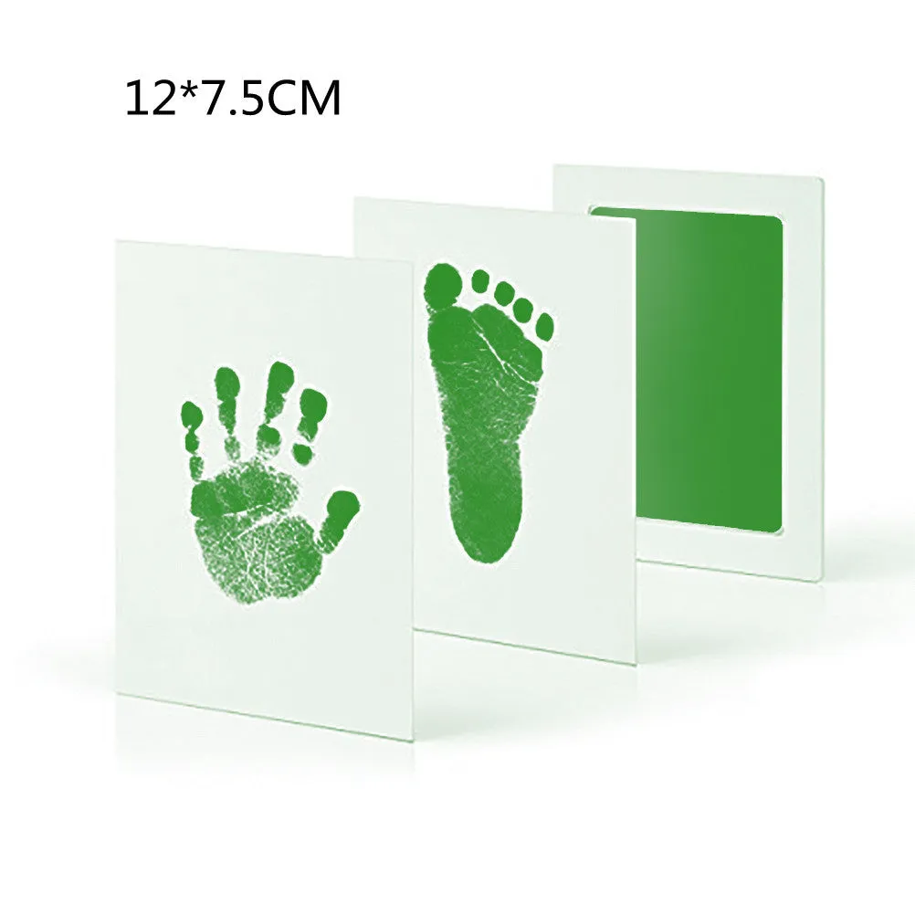 Baby hand and foot print disposable ink pad in multiple colours for keepsake crafting