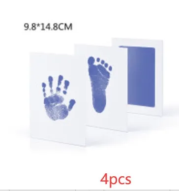 Baby hand and foot print disposable ink pad in multiple colours for keepsake crafting
