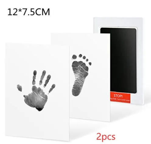 Baby hand and foot print disposable ink pad in multiple colours for keepsake crafting