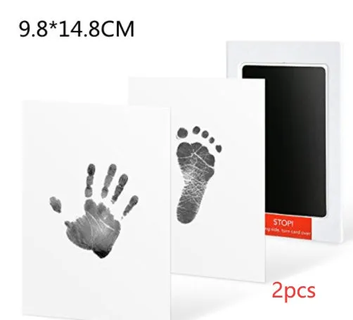 Baby hand and foot print disposable ink pad in multiple colours for keepsake crafting