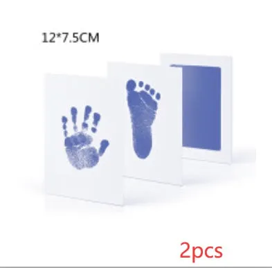 Baby hand and foot print disposable ink pad in multiple colours for keepsake crafting