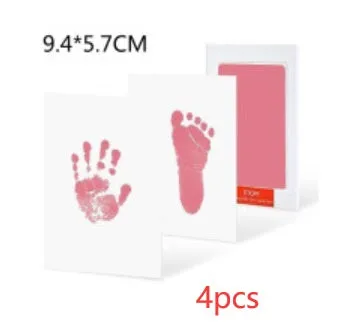 Baby hand and foot print disposable ink pad in multiple colours for keepsake crafting
