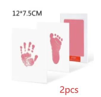 Baby hand and foot print disposable ink pad in multiple colours for keepsake crafting