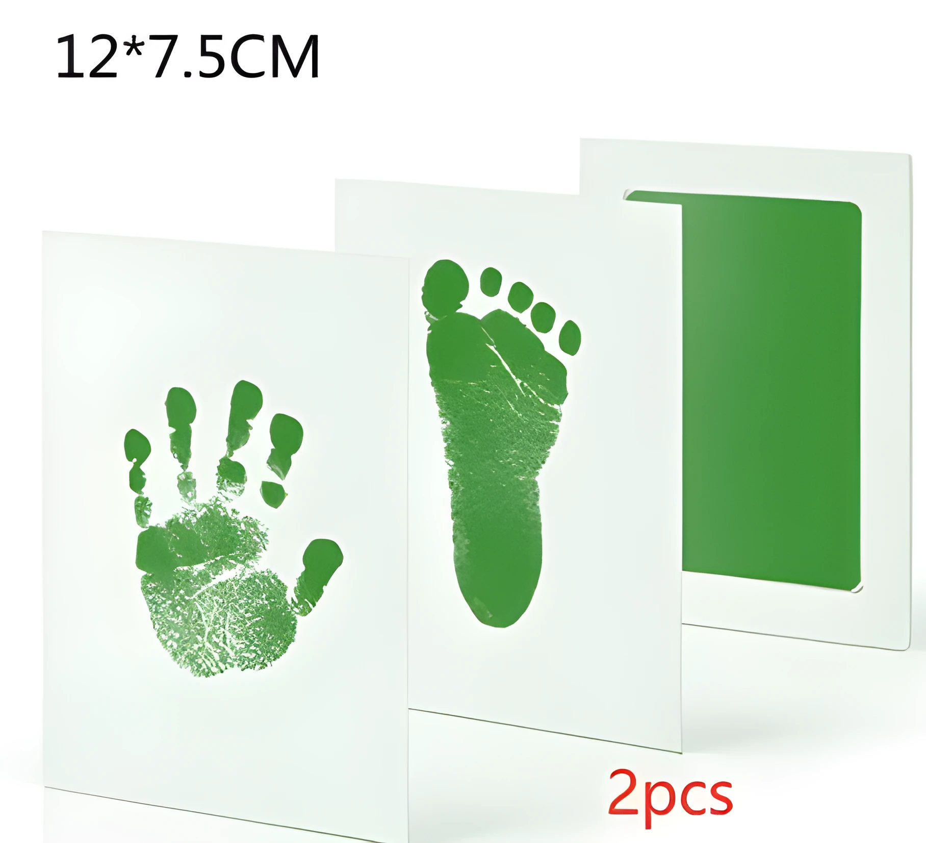 Baby hand and foot print disposable ink pad in multiple colours for keepsake crafting