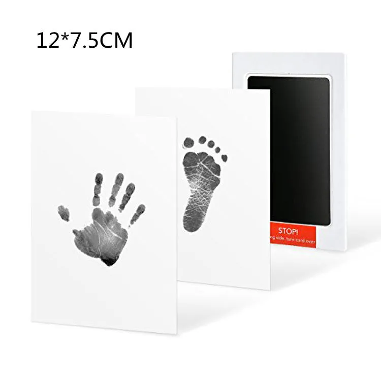Baby hand and foot print disposable ink pad in multiple colours for keepsake crafting