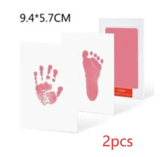 Baby hand and foot print disposable ink pad in multiple colours for keepsake crafting