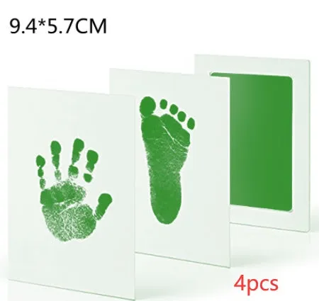 Baby hand and foot print disposable ink pad in multiple colours for keepsake crafting