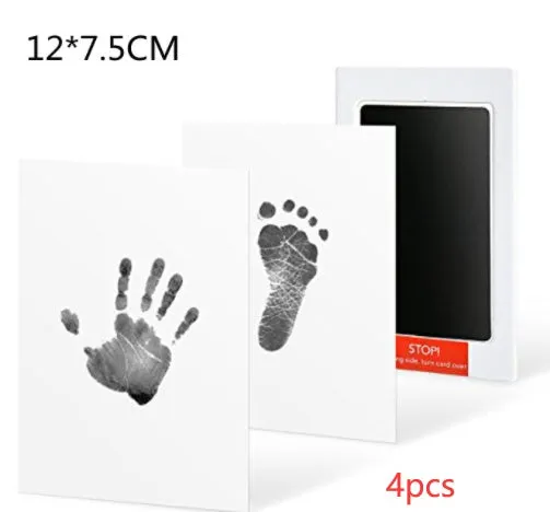 Baby hand and foot print disposable ink pad in multiple colours for keepsake crafting