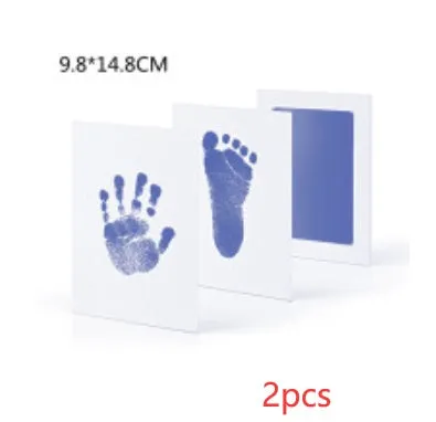 Baby hand and foot print disposable ink pad in multiple colours for keepsake crafting