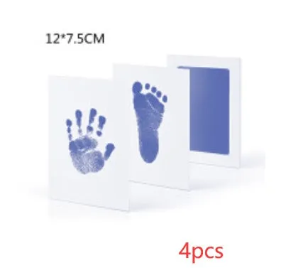 Baby hand and foot print disposable ink pad in multiple colours for keepsake crafting