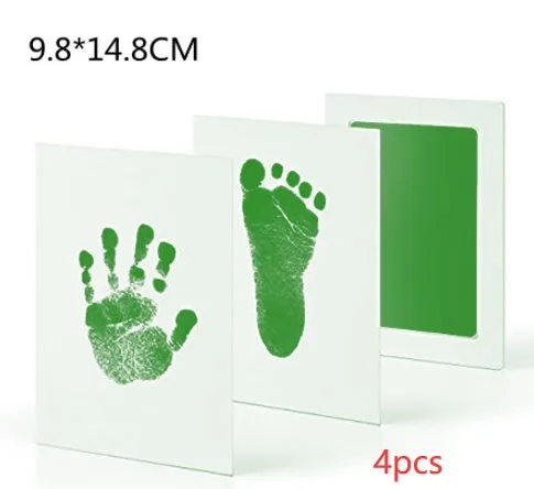 Baby hand and foot print disposable ink pad in multiple colours for keepsake crafting
