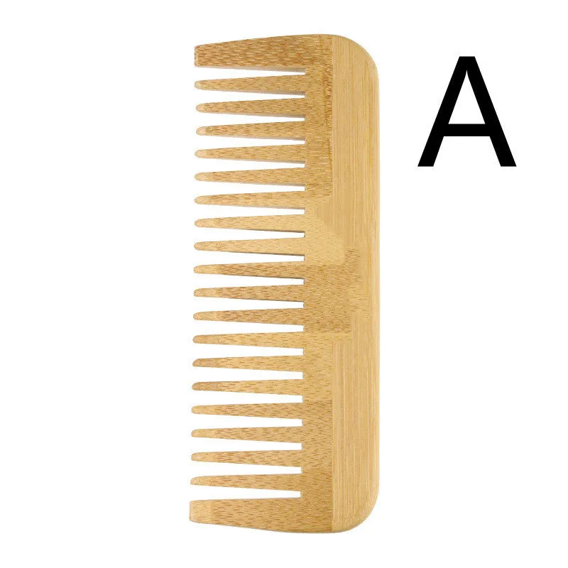 Yellow environmentally friendly massage comb set made from Phoebe material for hairdressing