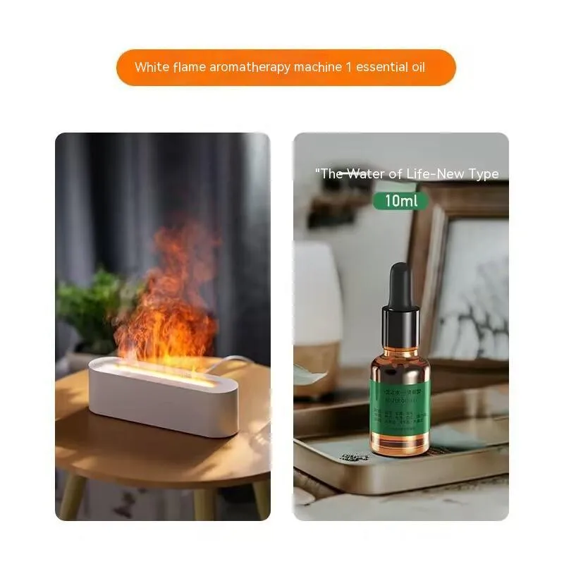 Mini USB aroma diffuser humidifier in Nordic style black with remote control and 120ml tank
