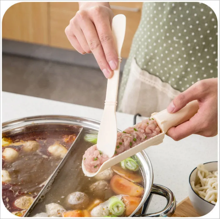 Meatball maker kitchen gadget for shaping meatballs and fishballs with custom LOGO option