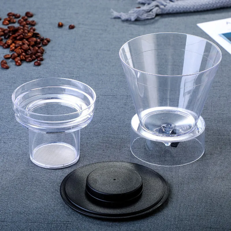 Glass ice drip coffee pot cold brew maker drip type coffee machine New Chinese style