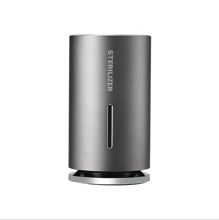 Smart induction spray air humidifier with 1200mAh battery, 150ml tank, in black colour