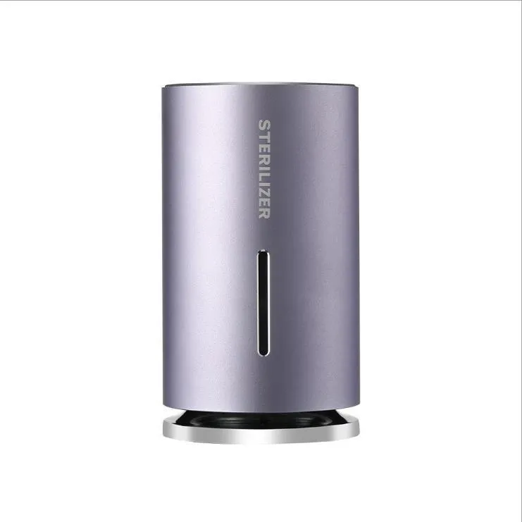 Smart induction spray air humidifier with 1200mAh battery, 150ml tank, in black colour