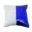 Custom photo sequins throw pillowcase 40x40cm gold front with personalised picture