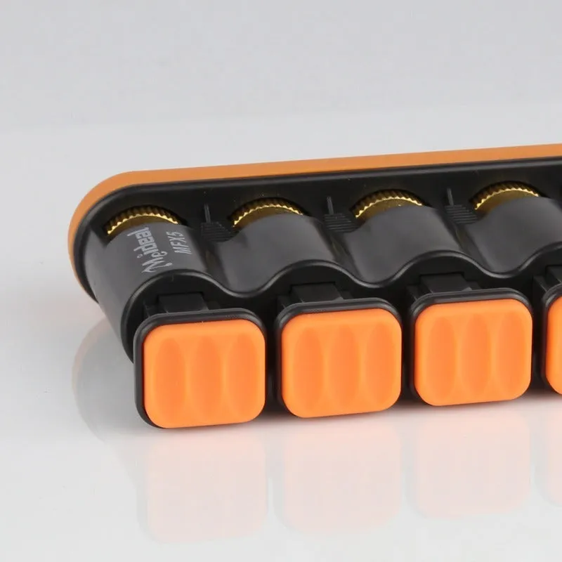 Grey non-slip silicone finger trainer for hand muscle development