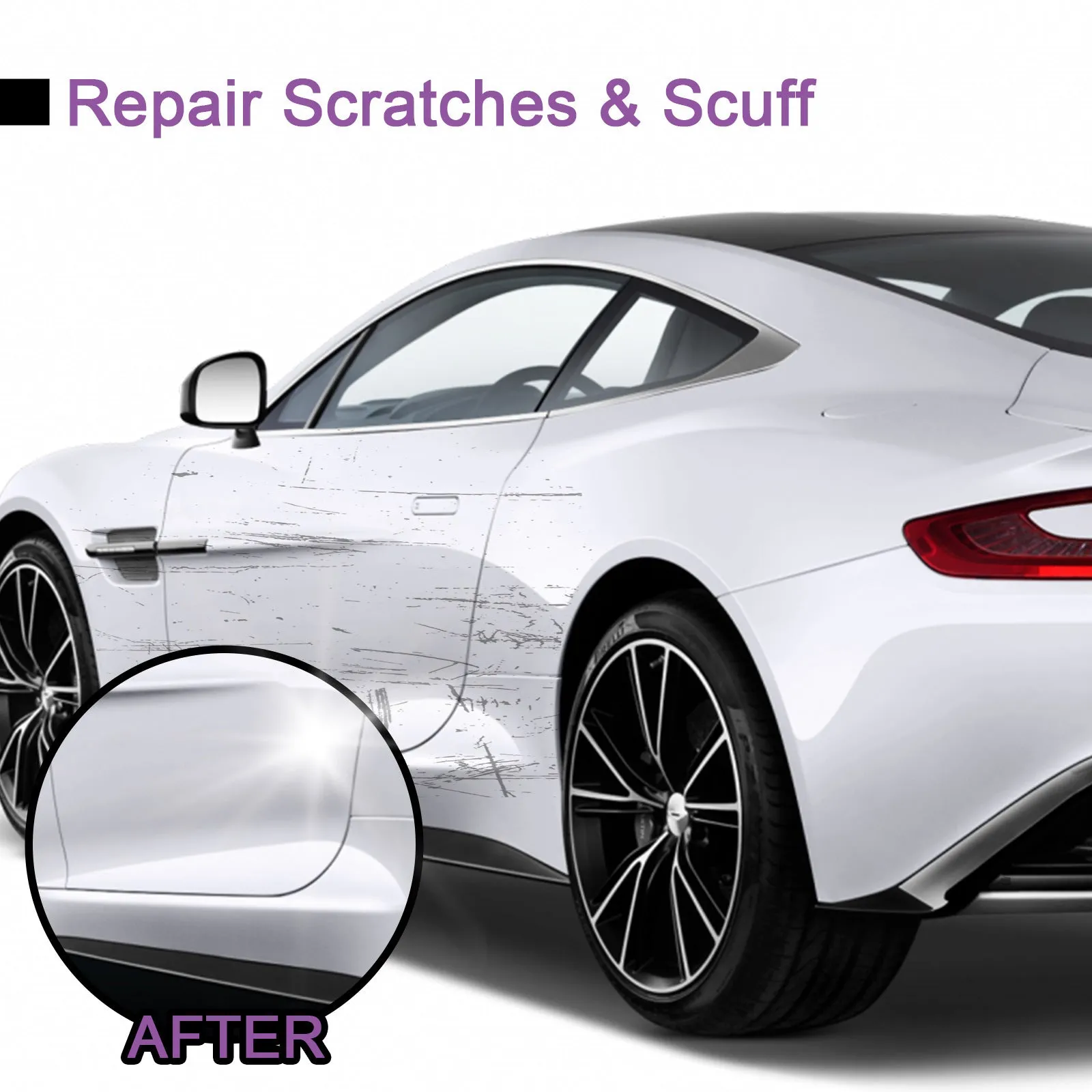 3 In 1 High Protection Fast Car Paint Spray Coating Agent in a PE bottle, 30ml and 100ml sizes