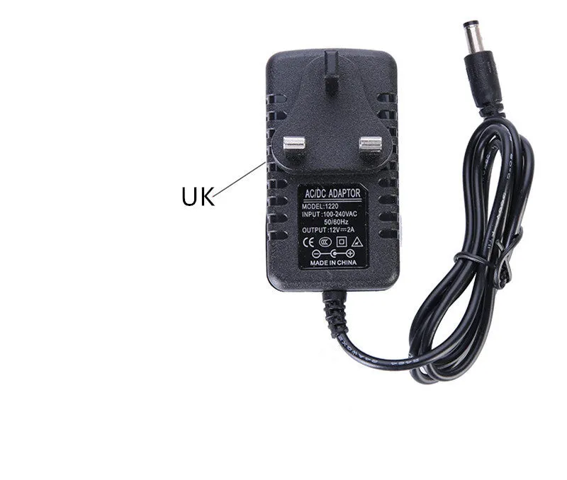 Electric dual-purpose air pump with plastic body, 1-metre power cord and 8-centimetre inflatable tube for household and car use
