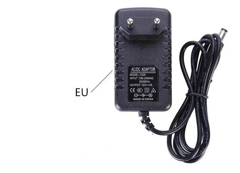 Electric dual-purpose air pump with plastic body, 1-metre power cord and 8-centimetre inflatable tube for household and car use