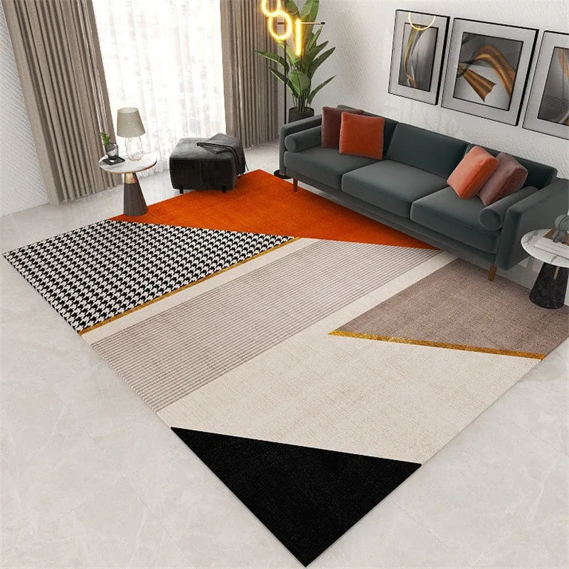 Nordic rectangle carpet with viscose fibre, available in size 200x300cm, colour Simplicity