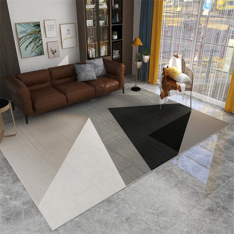 Nordic rectangle carpet with viscose fibre, available in size 200x300cm, colour Simplicity
