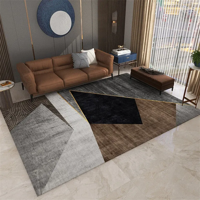 Nordic rectangle carpet with viscose fibre, available in size 200x300cm, colour Simplicity