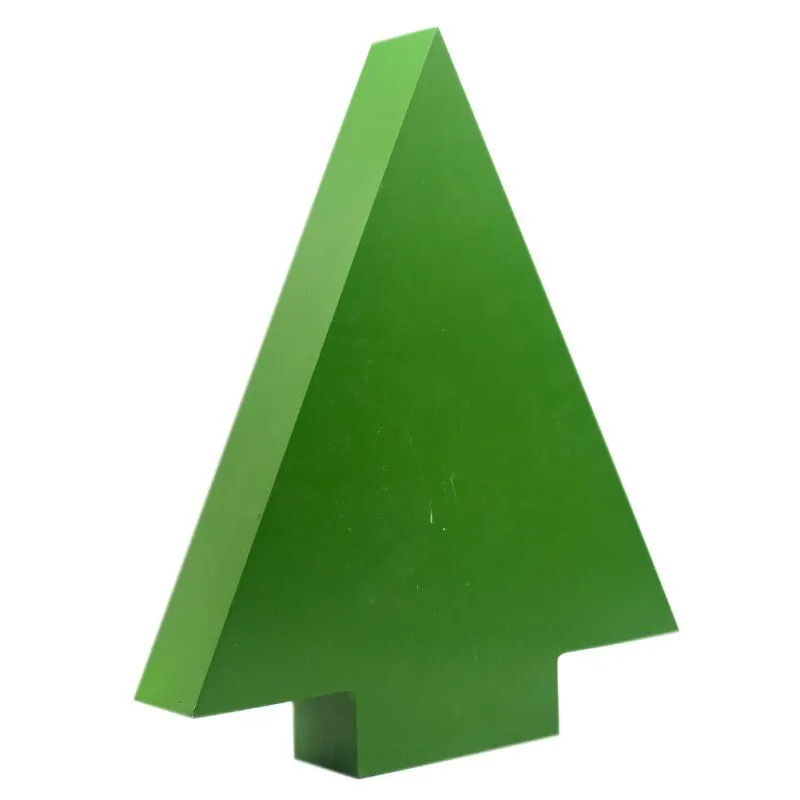 Wooden Christmas calendar with 24 red and green compartments for advent countdown, 37x32x6 cm