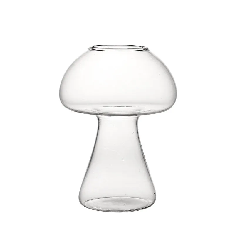 Rose flower shaped glass goblet with 100ml capacity for wine or cocktails