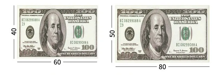 Fashion carpet with retro dollar US dollar design machine-woven for entrance corridor living room bedroom