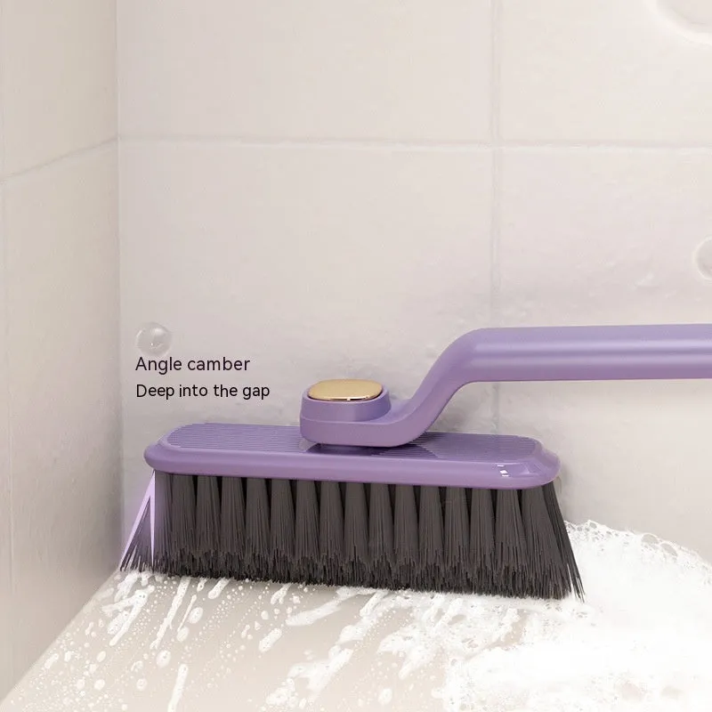 Household multi-function rotating 2-in-1 gap cleaning brush in three colours for stubborn tile stains