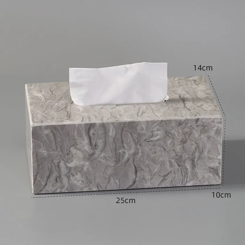 Marble bathroom toilet set with Bawang flower pattern including 16 pieces such as tissue boxes, lotion bottles, soap dishes, trays