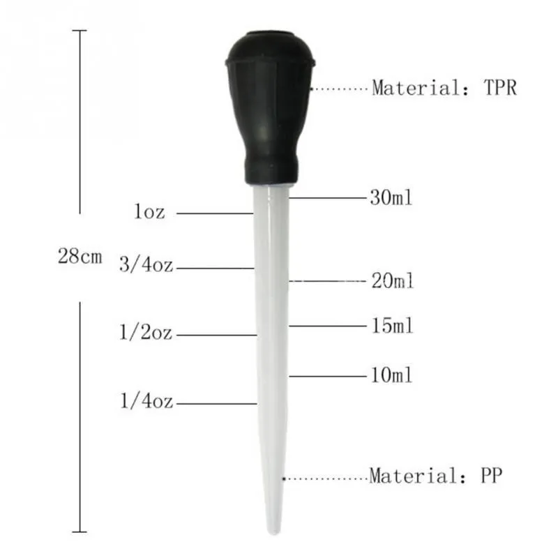 Turkey oil dropper 30ml 28cm PP material basting tool for kitchen cooking