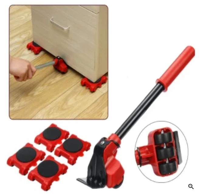 Plastic heavy object mover set 5-piece furniture moving tools 340mm*110mm*100mm