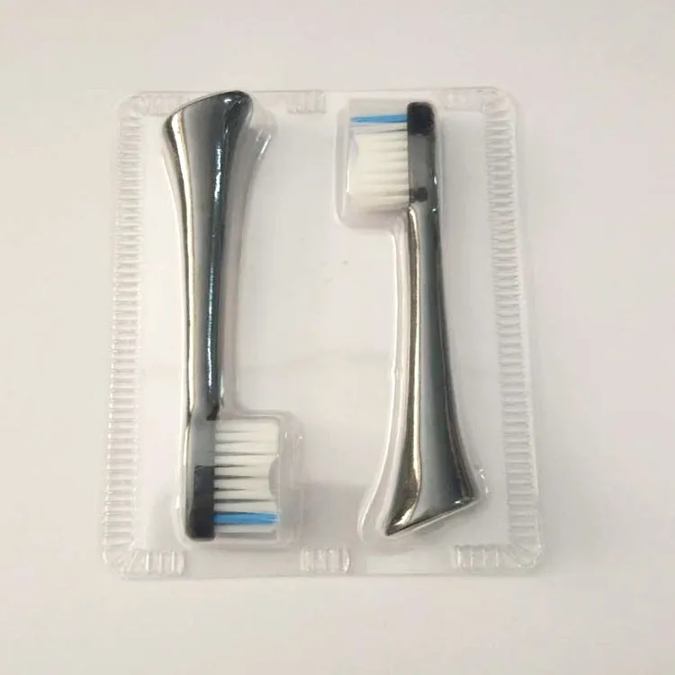 White waterproof electric toothbrush with inductive charging base and five nursing mode buttons